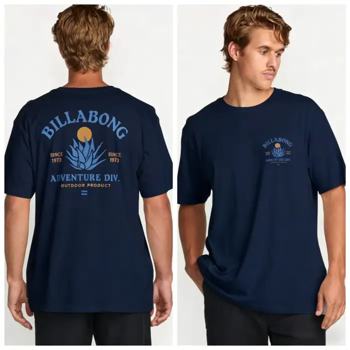 T-shirt en pur coton Billabong été 2026 pour homme
