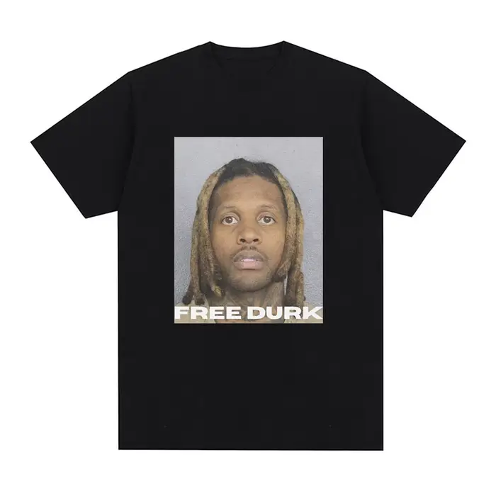 FREE DURK-T-shirt graphique Lil Durk pour homme et femme