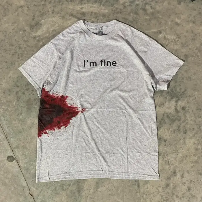 T-shirt blanc humoristique pour hommes