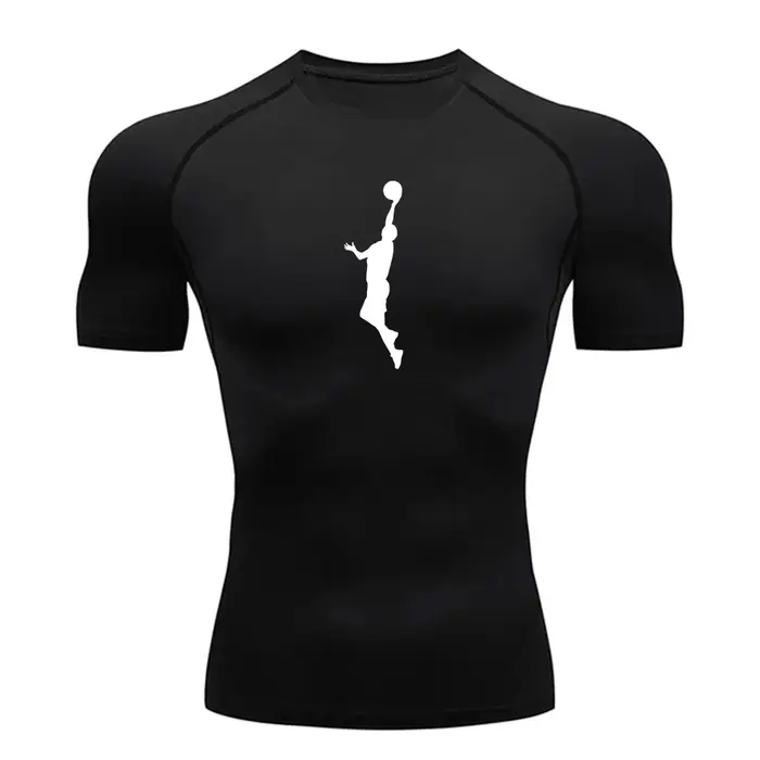 T-shirt de sport à manches courtes pour hommes