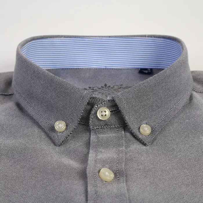 Chemise de travail Oxford à manches longues pour hommes