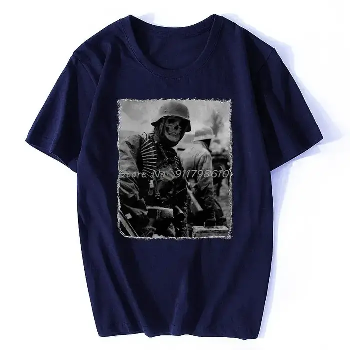 Allemagne Belgique Ardennes 1944 T-shirt soldat allemand Wehrmacht.
