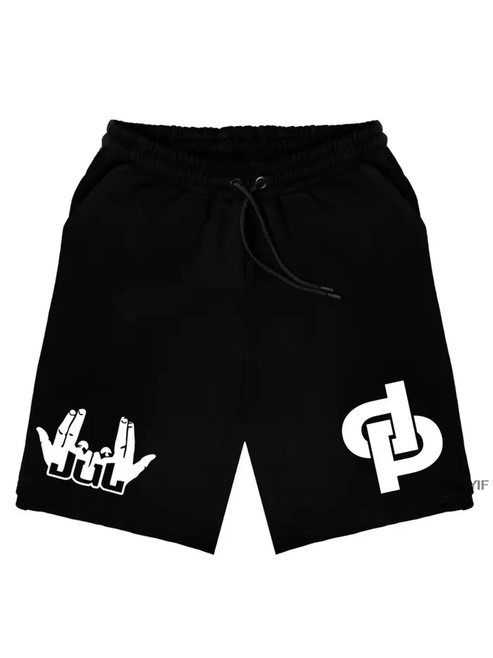 France rappeur Jul Shorts pour hommes femmes été décontracté respirant coton plage confortable pantalons de survêtement court