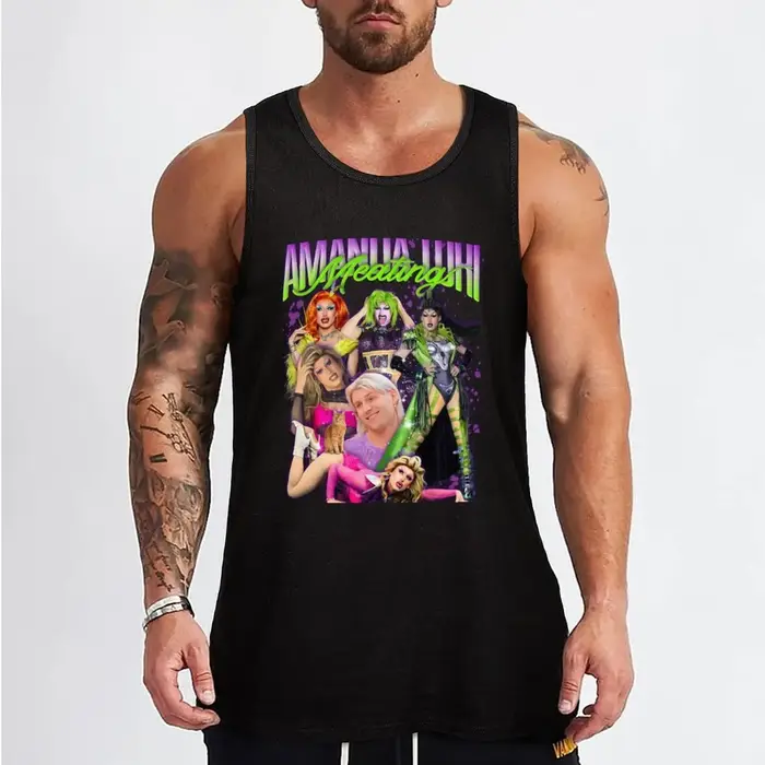 Amanda Tori Meating Tank Top Cool Dry Tank Top Haut d'été léger sans manches