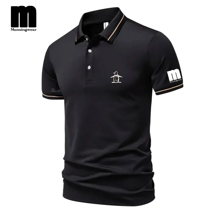 Vêtements de Golf 2026 été nouveau luxe de haute qualité séchage rapide mode hommes et femmes sport à manches courtes