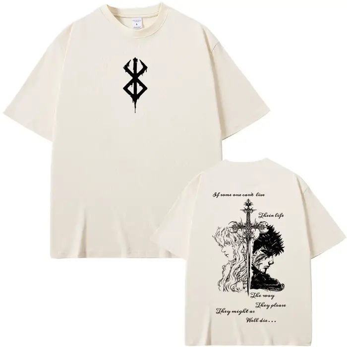 T-shirt Anime Berserk Griffith avec Guts