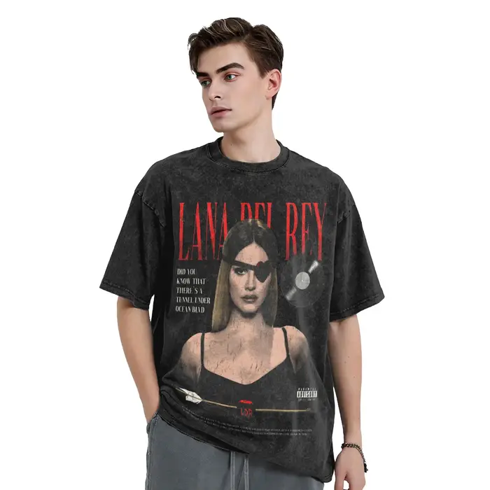 T-shirt unisexe Lana Del Rey délavé
