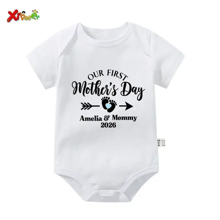 T-shirt Fête des Mères Tenues Personnalisées Nos Premières Chemises