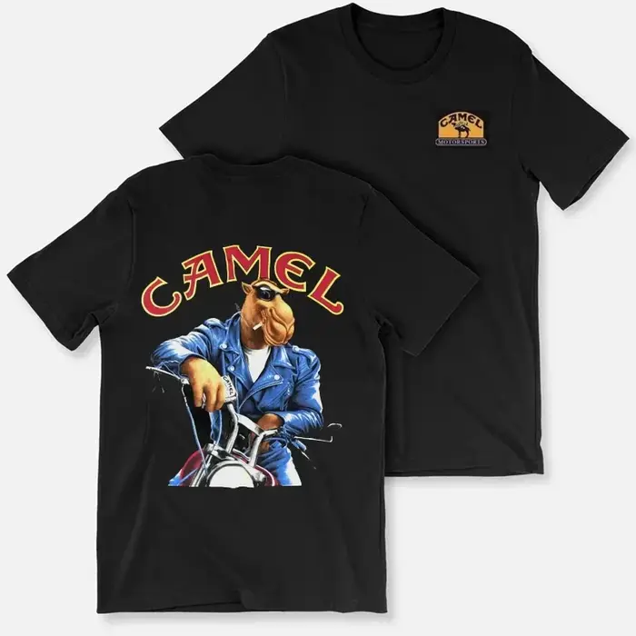 T-shirt Rétro Cigarettes Camel en Coton Vintage