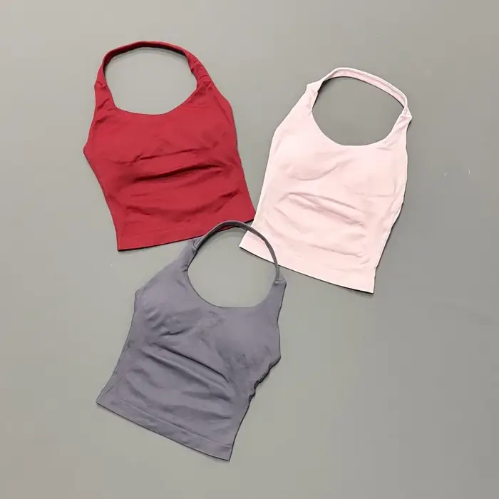 HISTELLO Débardeur Halter pour Femme