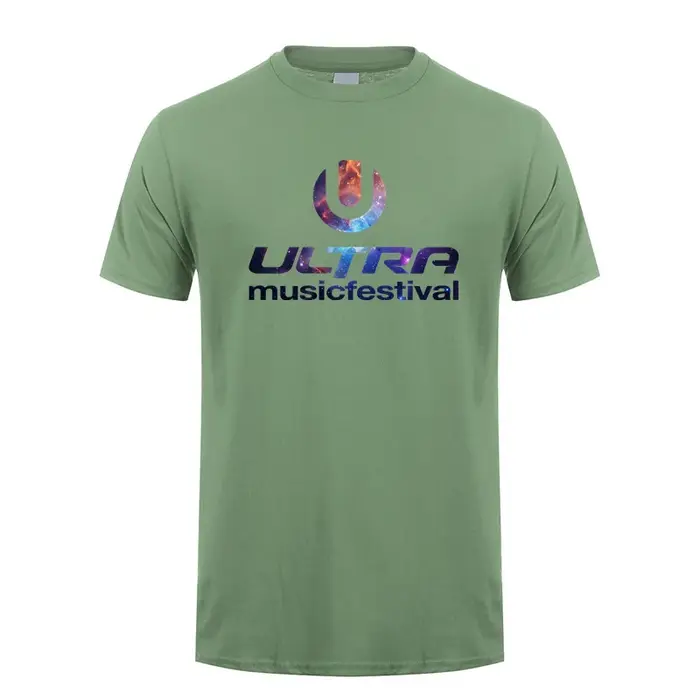 Ultra Festival de musique t-shirt hommes à manches courtes coton T-shirts été