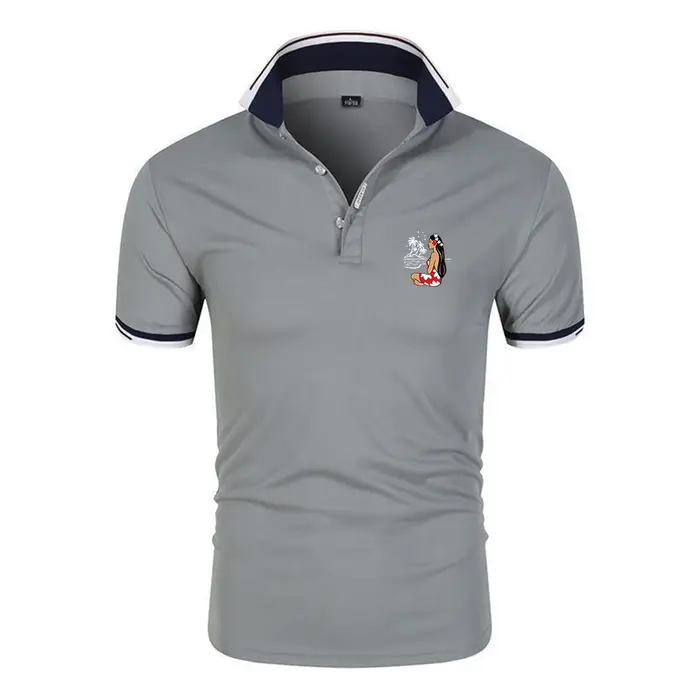 Hinano Tahiti Beer Summer Polo à manches courtes pour homme