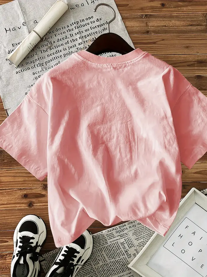 Motif de crabe imprimé T-Shirt créatif Style Simple à manches courtes col rond été femme haut décontracté doux T-Shirt vêtements