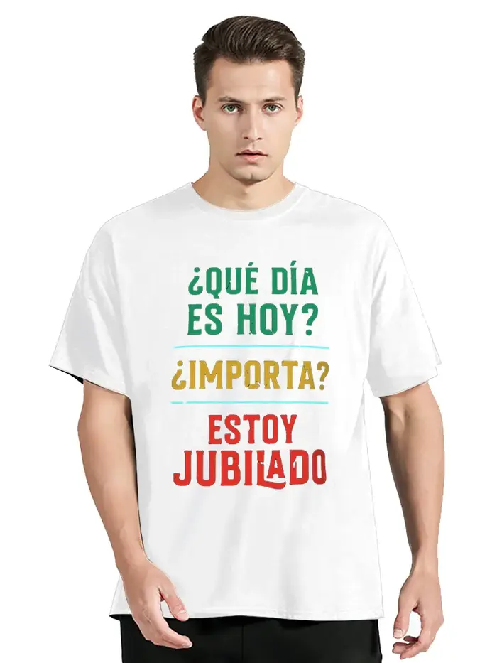 Je retraite T-shirt Vintage drôle texte espagnol