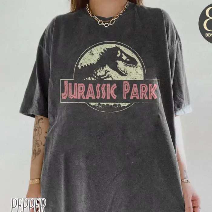T-shirt Dino des années 90, cadeau pour les fans de Jurassic Park, T-shirt rétro Jurassic Park, T-sh