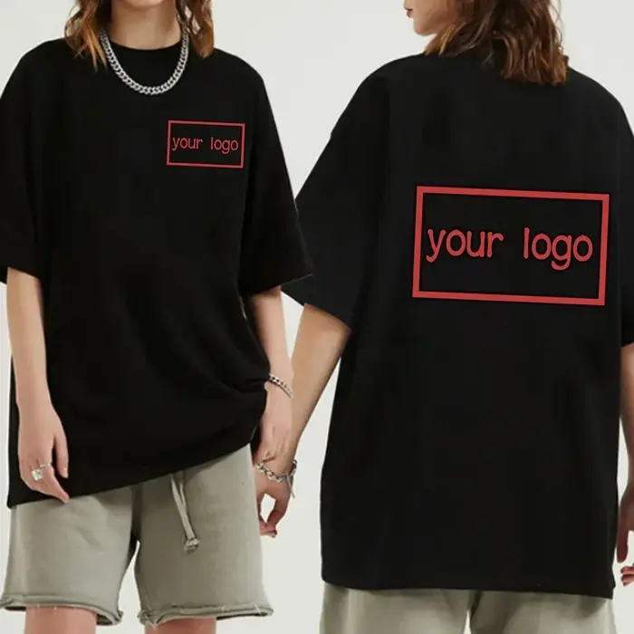 T-Shirt de loisirs imprimé personnalisé Harajuku femmes hommes