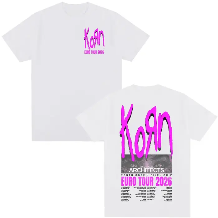 T-shirt Korn Tour 2026 Merch