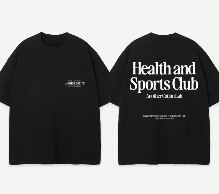 T-shirt surdimensionné Health and Sport Club