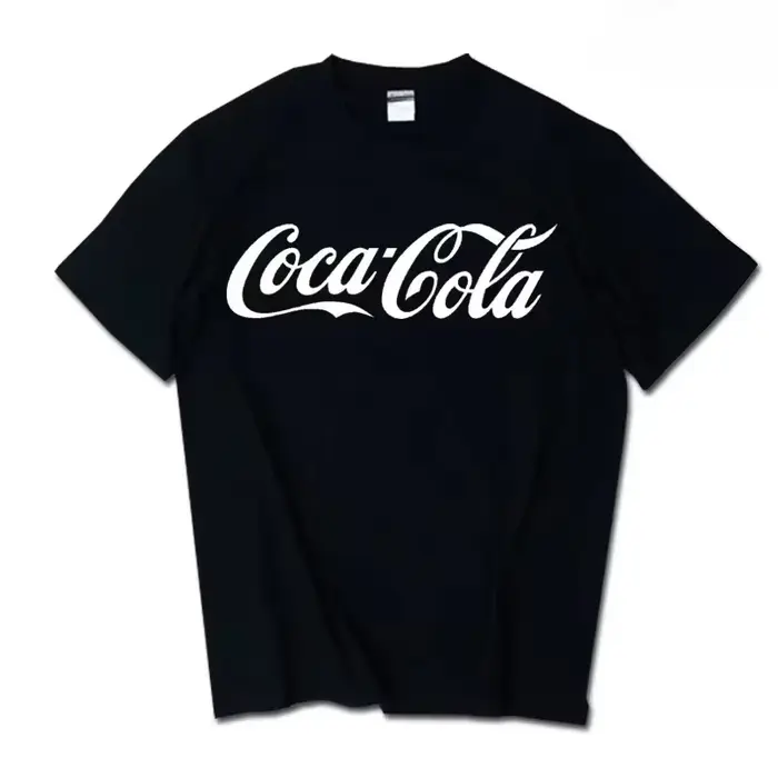 T-shirt classique avec logo Coca-Cola imprimé pour hommes et femmes