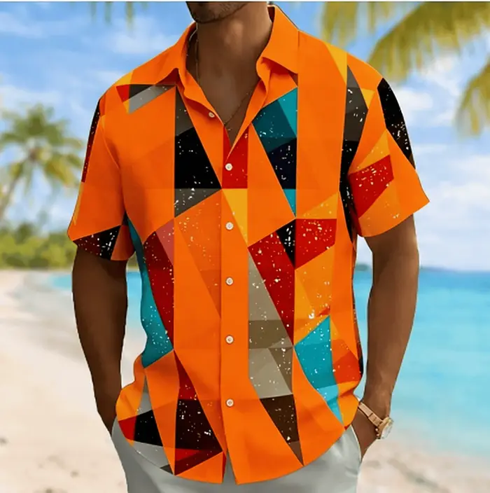 Chemise à manches courtes pour hommes