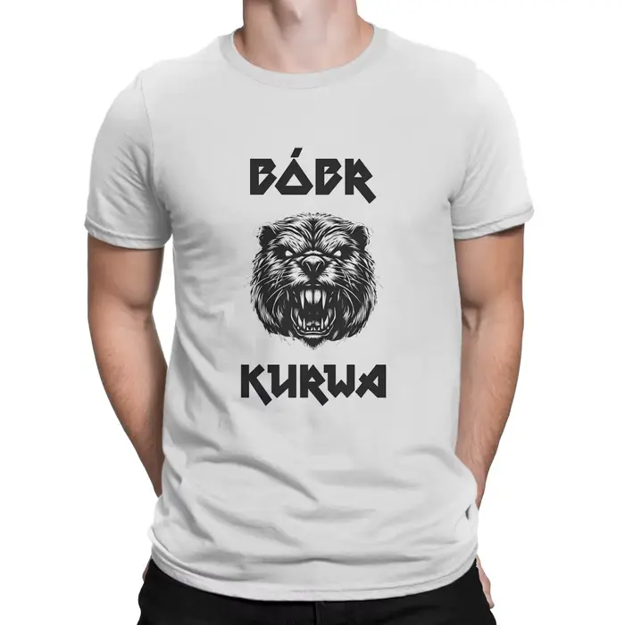 T-shirt Bober à manches courtes et col rond pour hommes, t-shirts en pur coton, cadeau d'anniversair