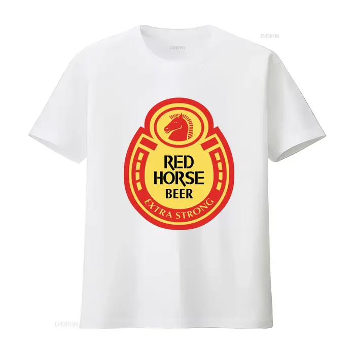 T-shirt de baseball drôle Red Horse Beer Extra Strong pour hommes et femmes