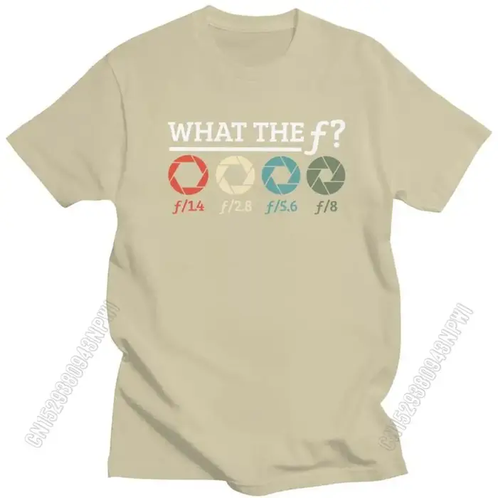 Photographe La F T-shirt Pour Hommes En Coton