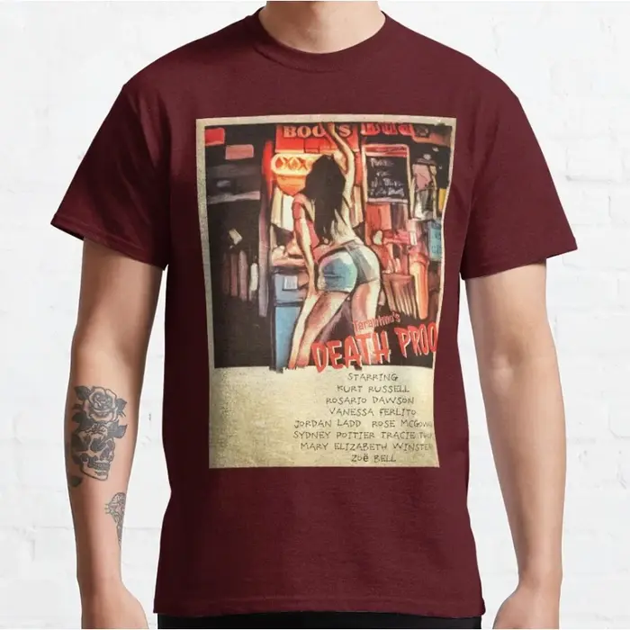 Death Proof Alternative 80s film vintage Pulp fiction T-shirt à manches courtes et col rond pour hommes grande taille hauts pour adultes S-6xl