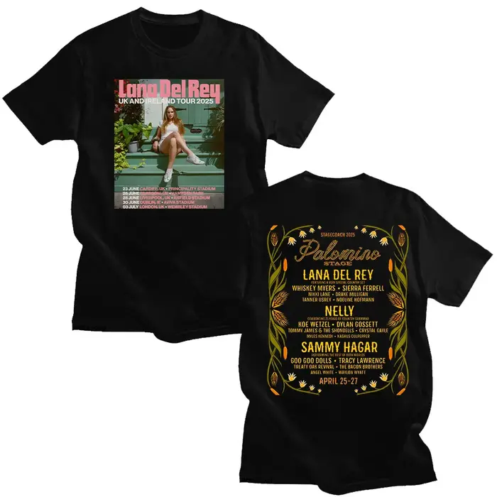 Lana Del Rey TOUR 2025 T-shirts