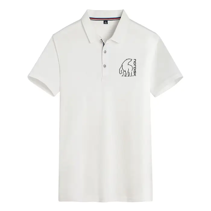Polo pour homme confortable et élégant avec logo imprimé décontracté