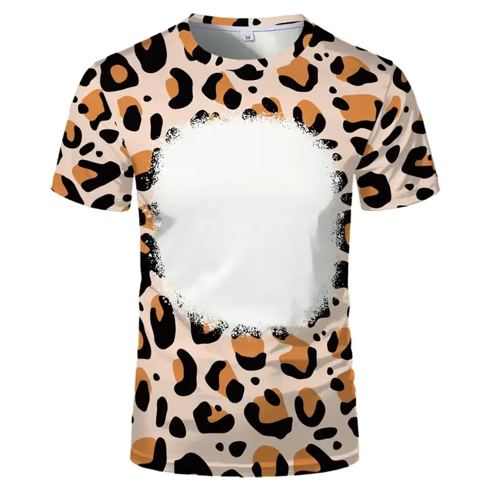 T-Shirt à manches courtes pour impression de Logo, blanc, à rayures, à la mode
