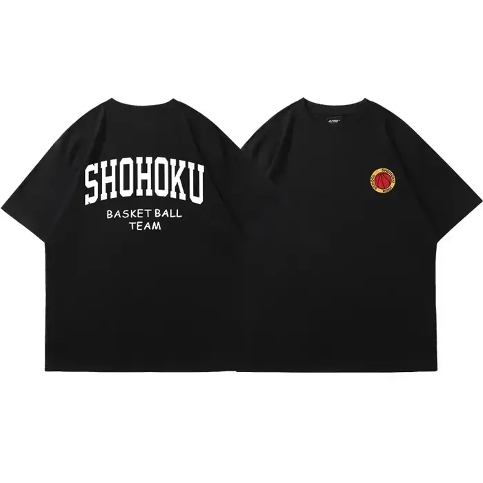 Anime japonais Shohoku Basket Ball équipe T-Shirt hommes femmes Sakuragi Hanamichi imprimer t-shirts Cosplay unisexe vêtements