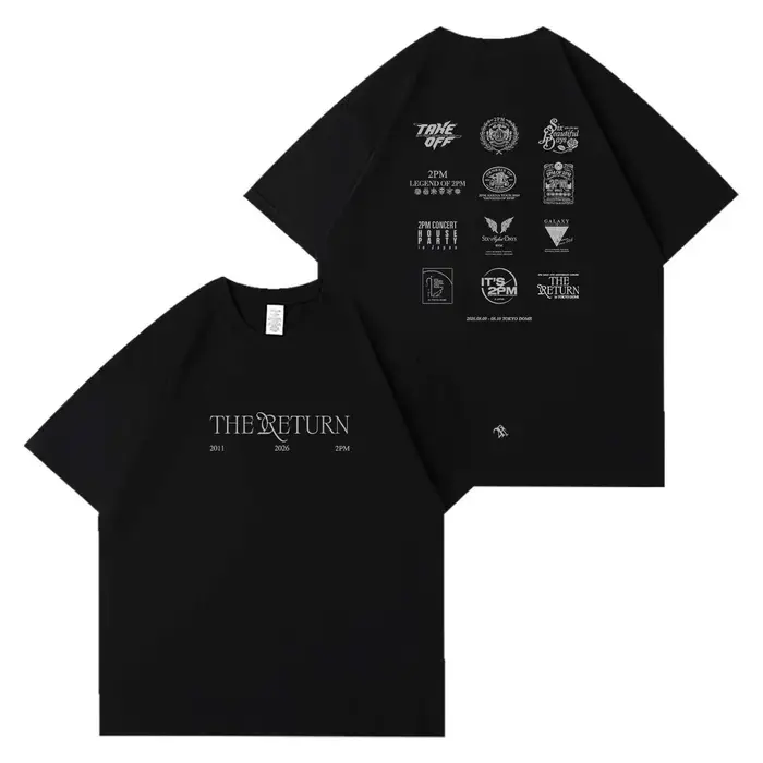 T-shirt de concert 2PM THE RETURN