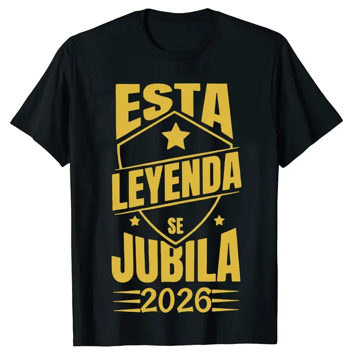 T-shirt Rétro « The Man Be Retired 2026 » – Cadeau pour Papa à la retraite – Vêtements pour Hommes 100% Coton Doux – T-shirts Décontractés Unisexe – Taille EU