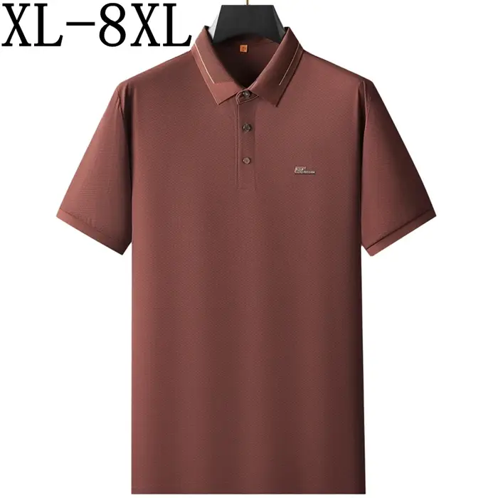 Polo de luxe à manches courtes pour hommes