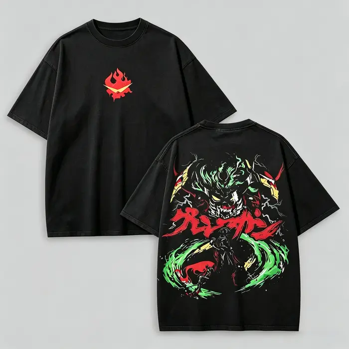 T-shirt imprimé Tengen Toppa Gurren Lagann