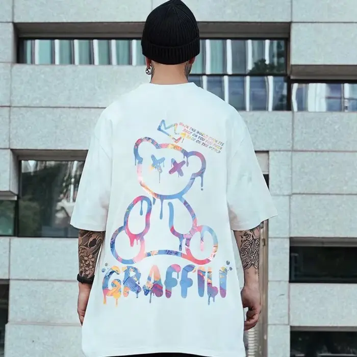 M-8XL t-shirts surdimensionnés nouveau T-shirt coréen ample été élargi col rond décontracté Couple h