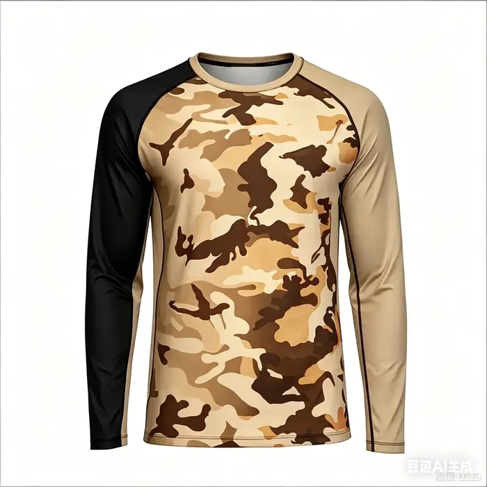 T-shirt de pêche à manches longues