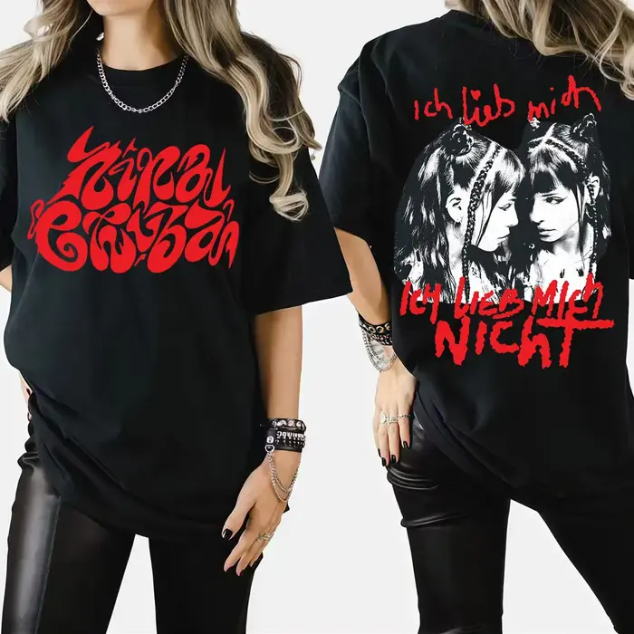 Ich Lieb Mich Nina Chuba 2025 Album Tour T-shirts hommes femmes vêtements Vintage mode