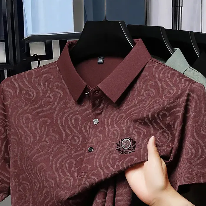 Nouveau Polo Homme 2026 à Séchage Rapide et Respirant à Manches Courtes pour Usage Quotidien et Occasions Professionnelles