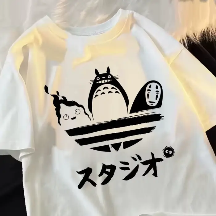 100% coton japonais Anime imprimé Streetwear T-Shirts femmes