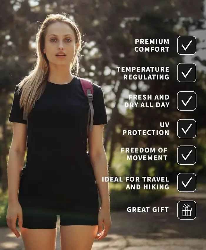 T-shirt à manches courtes pour femmes
