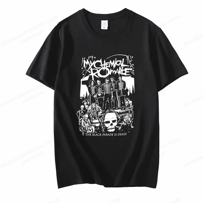 Mon Romance chimique t-shirt femmes mode T-shirts cool Hip Hop hommes t-shirt presque décontracté ét