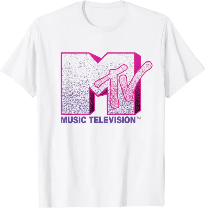 MTV Sparkly Logo musique télévision t-shirts T-Shirt