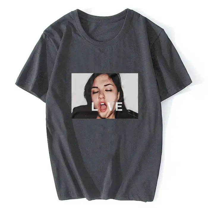 T-Shirt gris à manches courtes pour hommes