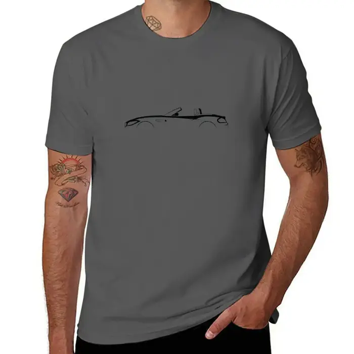 Chemises chemises Z4 homme pour t coton doux homme (E89) T-Shirt imprimé Silhouette t