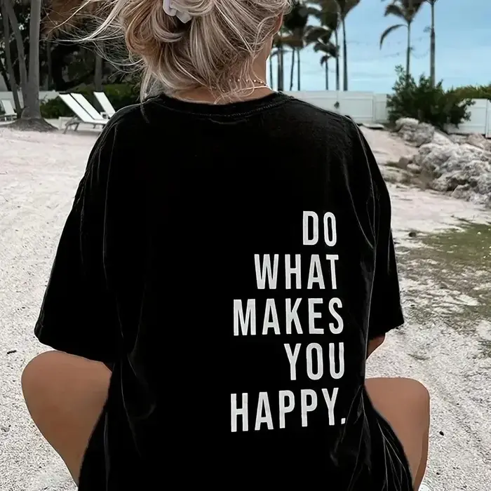 T-shirt décontracté à manches courtes pour femmes, imprimé floral, col rond, rétro amusant, haut à l