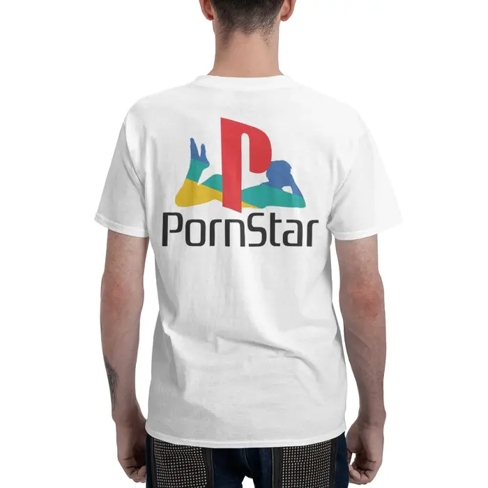 T-shirt blanc Ps Pron Star 100% coton pour hommes