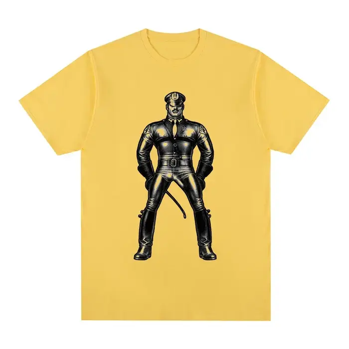 TOM OF FINLAND-T-shirt vintage en coton pour hommes et femmes