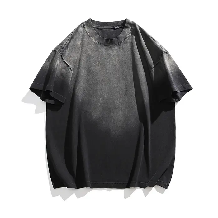 T-Shirt Dégradé à Manches Courtes pour Homme et Femme